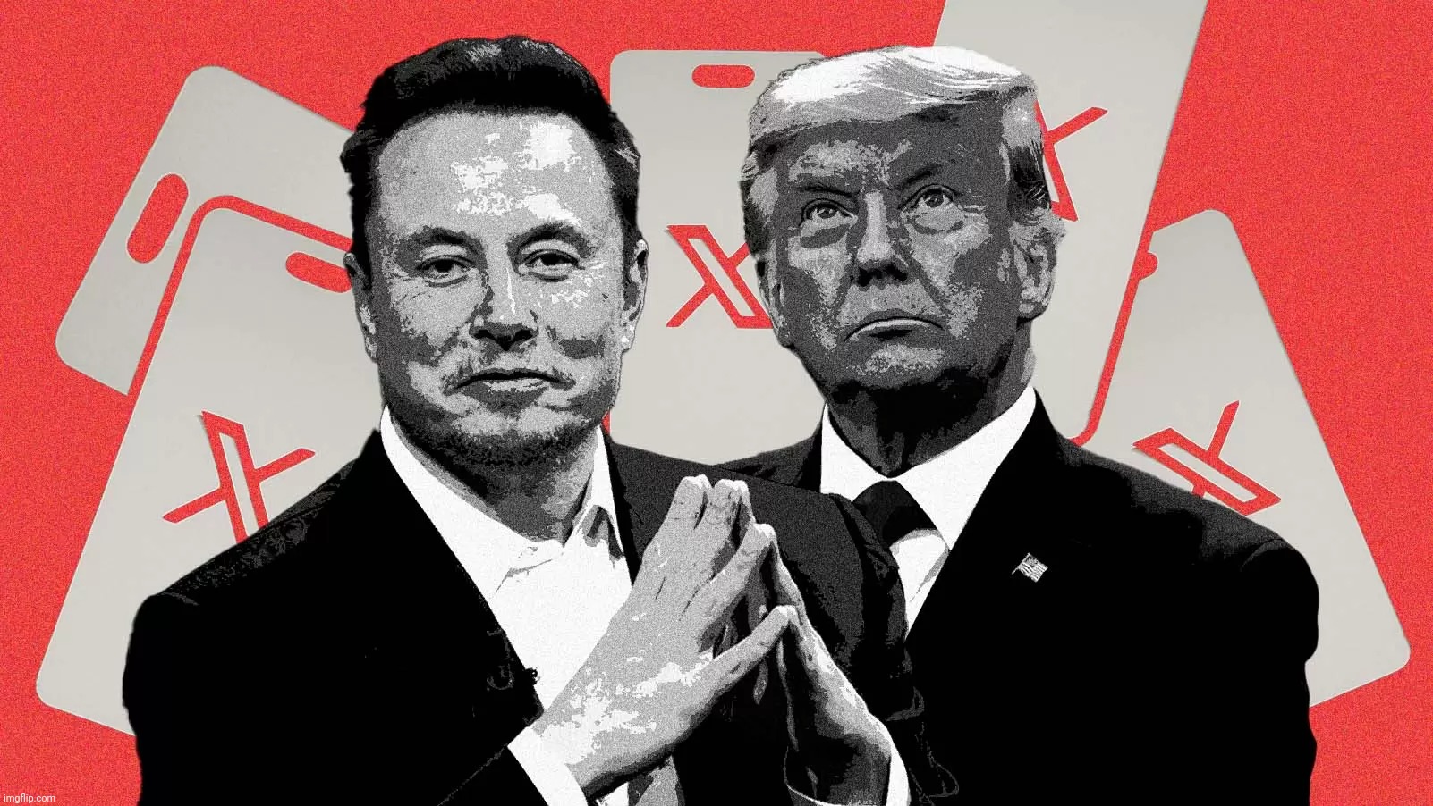 Just me and My Shadow, Elon Musk and Donald Trump | image tagged in elon musk,donald trump,elon,trump | made w/ Imgflip meme maker