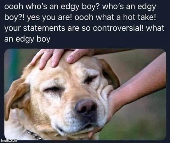 edgy boy | image tagged in edgy boy | made w/ Imgflip meme maker