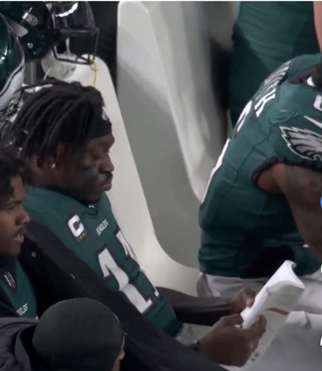 AJ Brown Reading Blank Meme Template