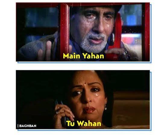 High Quality Baghbaan Blank Meme Template