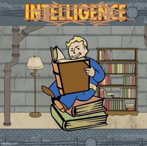 Fallout Intelligence | image tagged in fallout intelligence | made w/ Imgflip meme maker