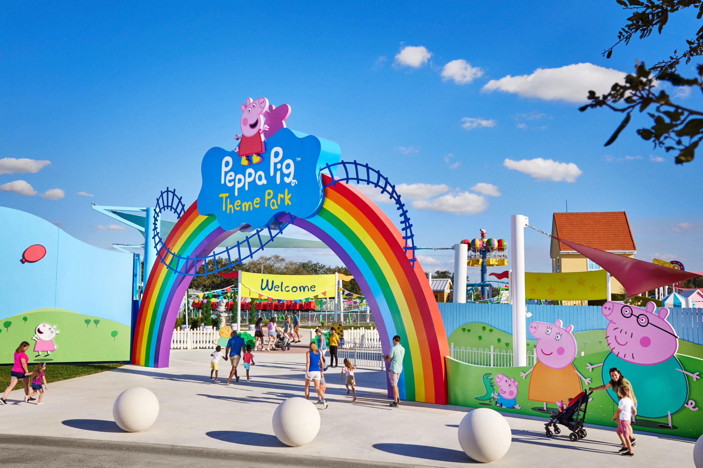 Peppa Pig Theme Park Blank Meme Template