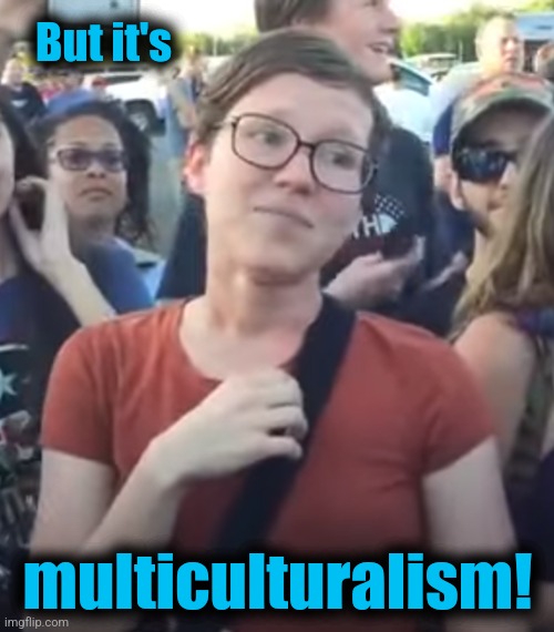 But it's multiculturalism! | made w/ Imgflip meme maker