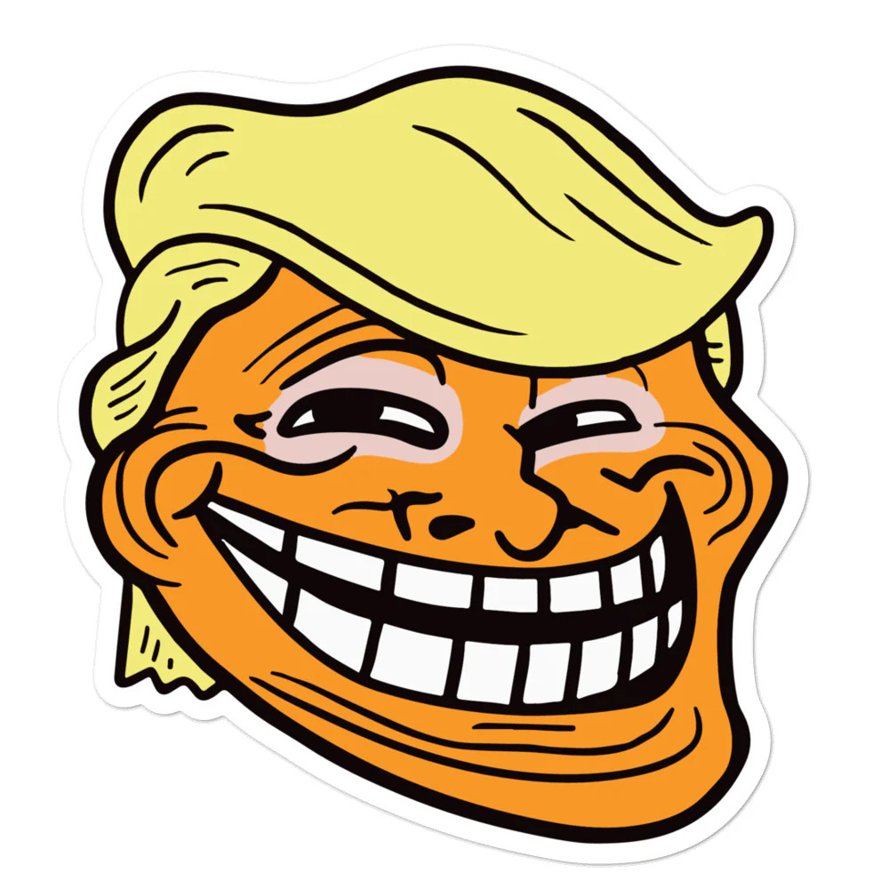 Trump Troll face Blank Meme Template