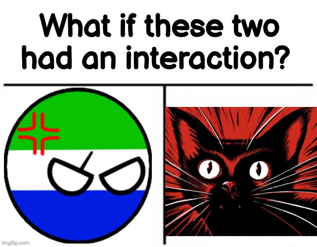 Fascist vs Communist | image tagged in what if these two had an interaction | made w/ Imgflip meme maker