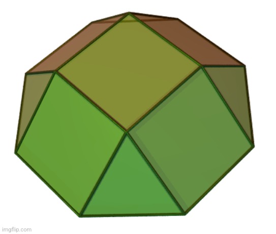 Square cupola (taking requests for mechanisms and polyhedra in comments) | made w/ Imgflip meme maker