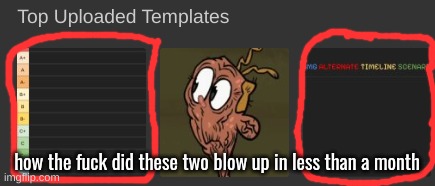 how the fuck did these two blow up in less than a month | made w/ Imgflip meme maker