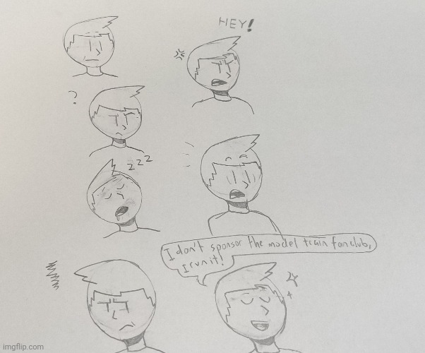 A few expressions for James (also, that bottom right expression is a class of '09 reference) | made w/ Imgflip meme maker