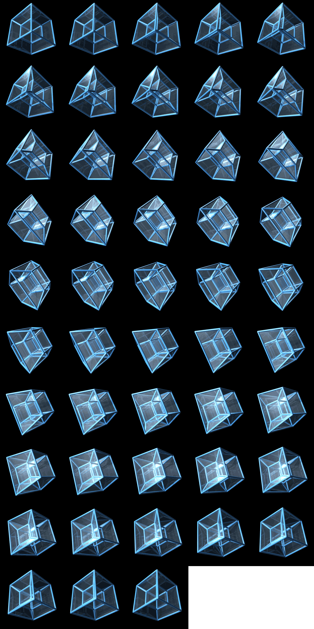 tesseract sprite sheet Blank Meme Template