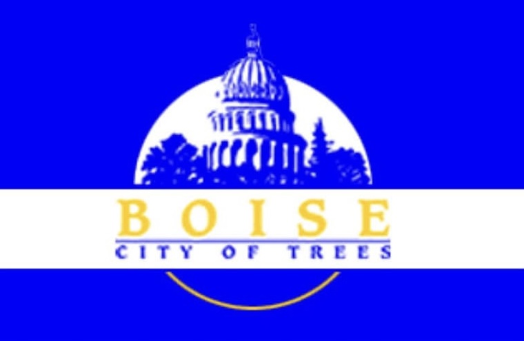 Boise flag Blank Meme Template