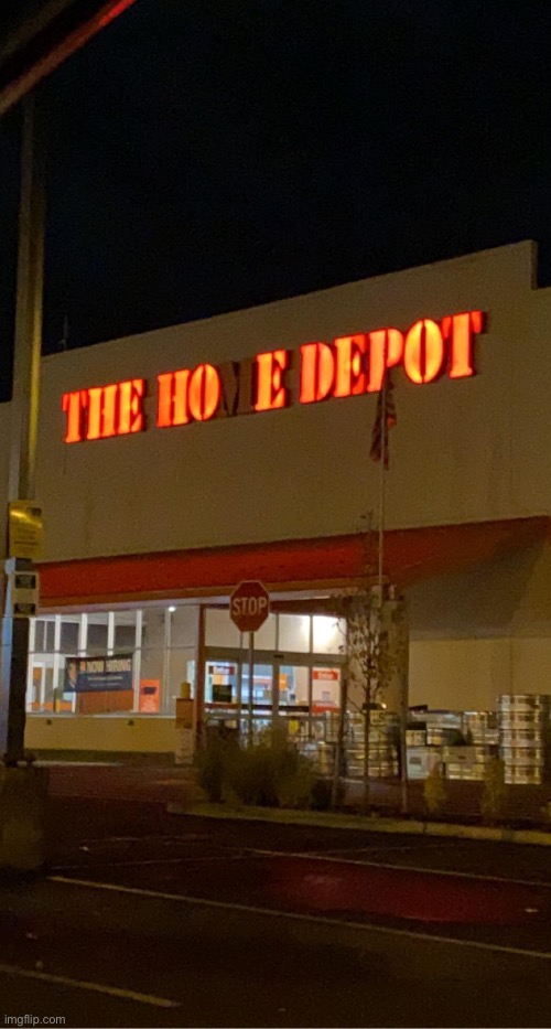 THE HOE DEPOT | made w/ Imgflip meme maker