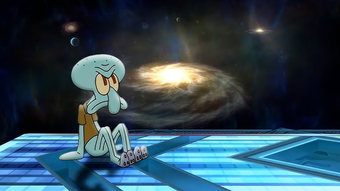 Squidward galaxy Blank Meme Template