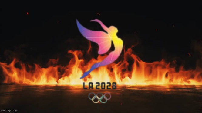 (New Olympic Logo)  Can't wait to see how they pull that off | image tagged in ca 2028 olympics logo meme | made w/ Imgflip meme maker