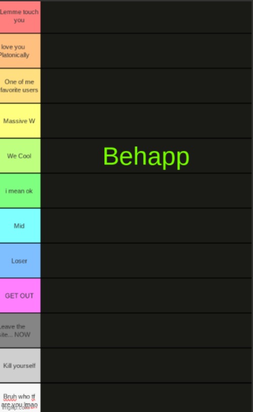 comment to be rated | made w/ Imgflip meme maker
