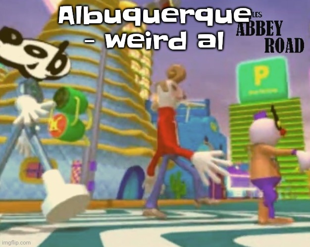 "Shut up ringo" | Albuquerque - weird al | image tagged in shut up ringo | made w/ Imgflip meme maker