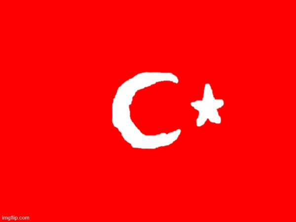 Drawing the Turkiye flag from memory | image tagged in flag,memory,drawing,geography | made w/ Imgflip meme maker