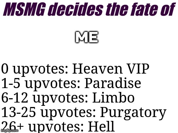MSMG decides | ME | image tagged in msmg decides | made w/ Imgflip meme maker
