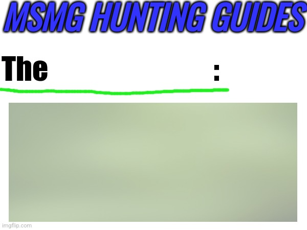 High Quality MSMG hunting guides Blank Meme Template