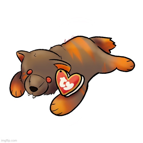 Magma Beanie Baby. I’ve drawn a lot of stuff recently, sorry I haven’t uploaded. | made w/ Imgflip meme maker