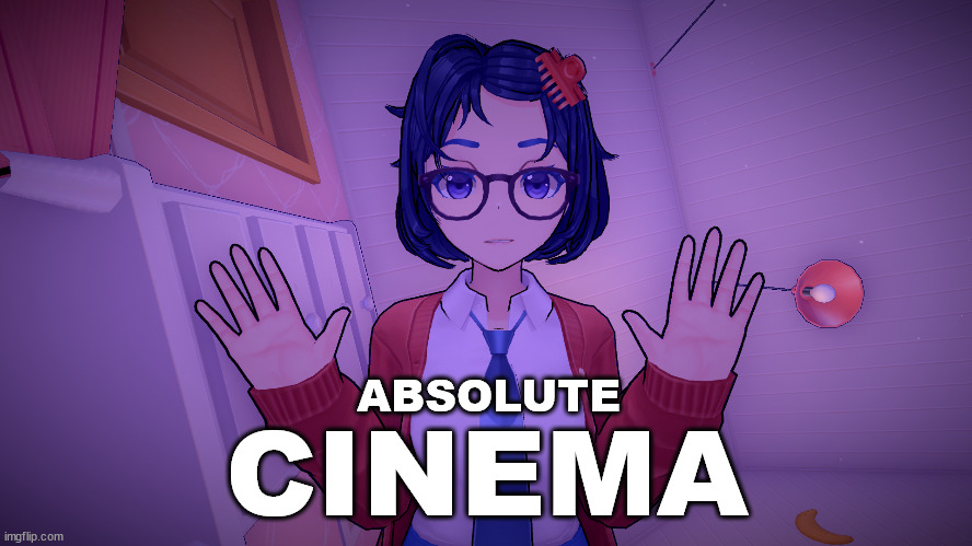 Ablolute Cinema Mila | ABSOLUTE; CINEMA | image tagged in gaming,waifu,anime,anime girl,anime meme,cinema | made w/ Imgflip meme maker