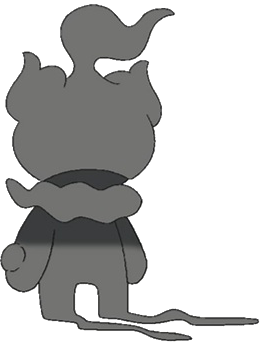 Marshadow (Back View) Blank Meme Template