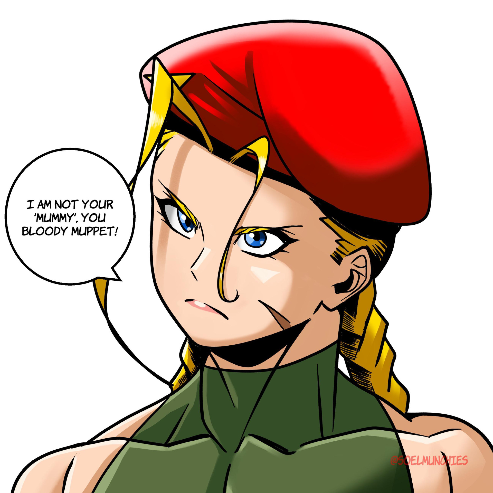 cammy angry Blank Meme Template