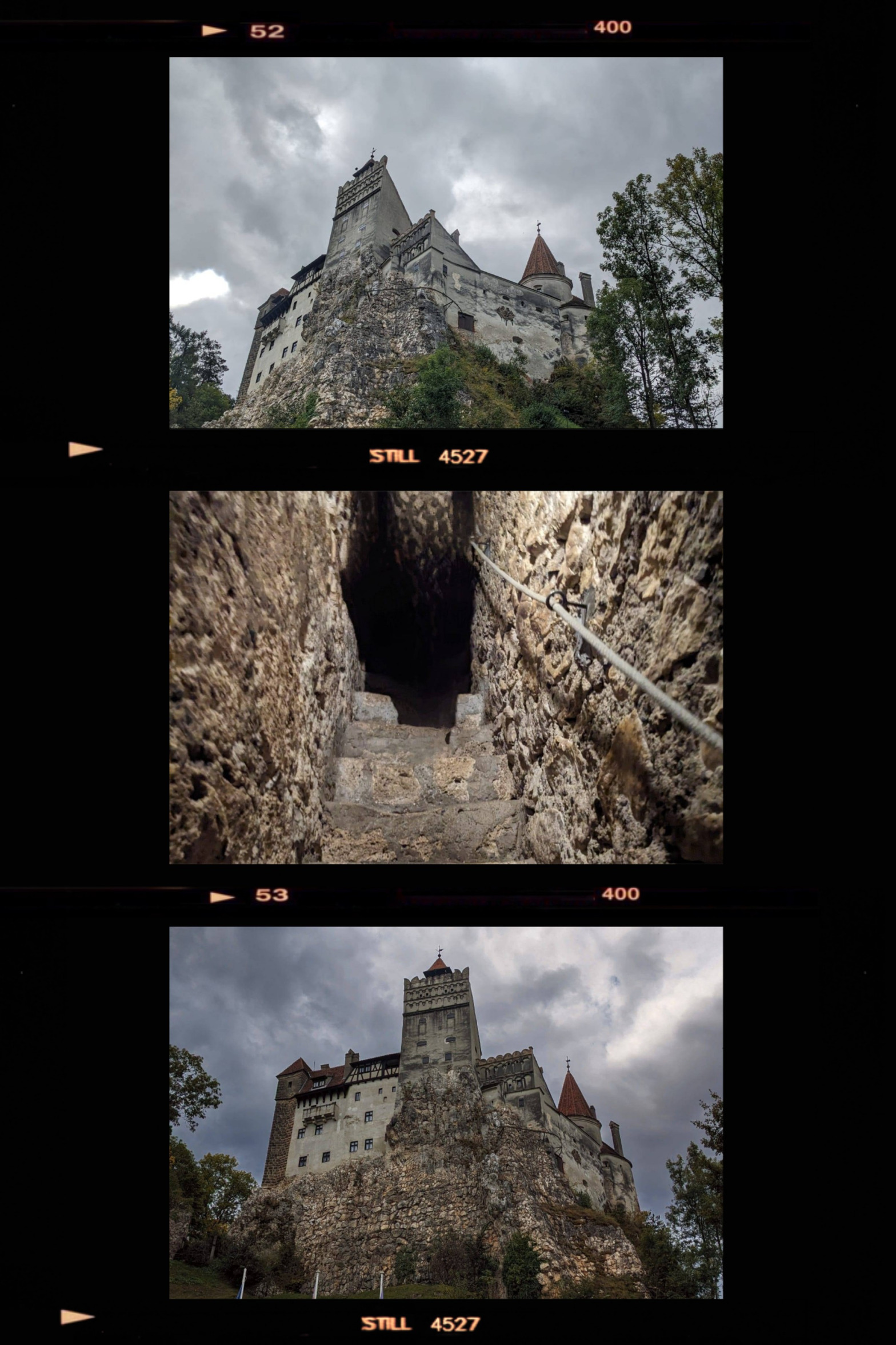 Bran Castle, Romania. (The Real "Dracula" Castle.) Blank Meme Template