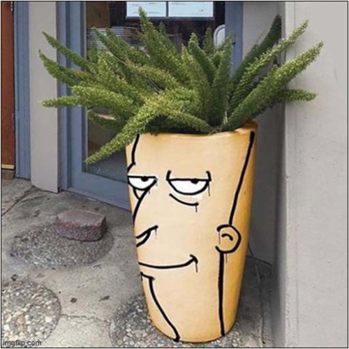 The Perfect Vase | image tagged in vase,sideshow bob,cactus | made w/ Imgflip meme maker