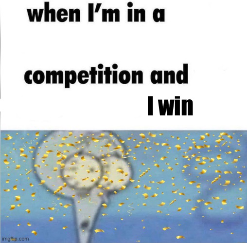 Hooray! | I win | image tagged in gifs,memes,funny,shitpost,squidward,msmg | made w/ Imgflip meme maker