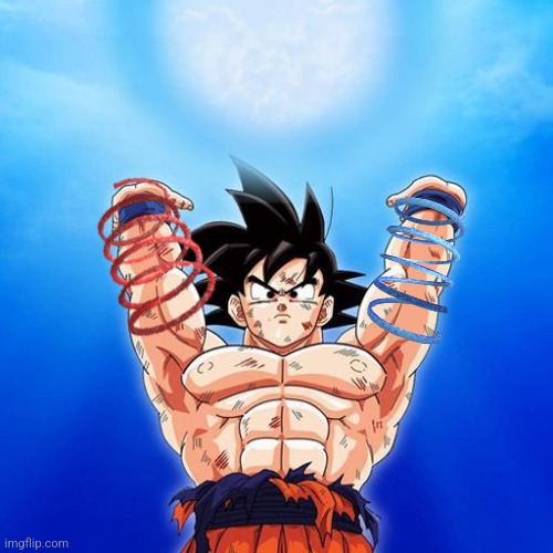 goku spirit bomb | image tagged in goku spirit bomb | made w/ Imgflip meme maker