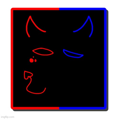 Red N' Blue (Mark) normal icon by Robloxbro6778 | made w/ Imgflip meme maker