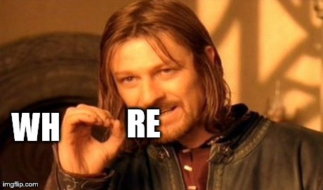 One Does Not Simply | RE WH | image tagged in memes,one does not simply | made w/ Imgflip meme maker