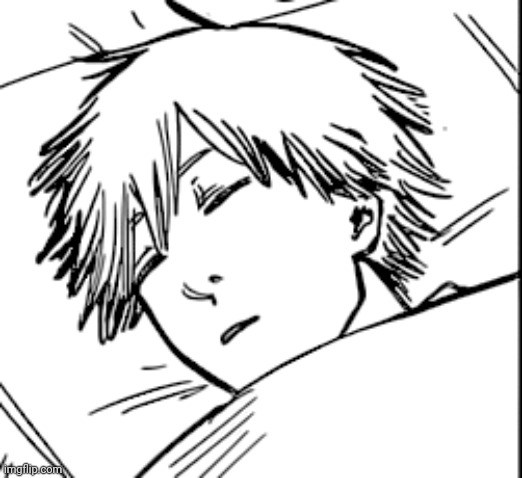 Denji sleep | image tagged in denji sleep | made w/ Imgflip meme maker