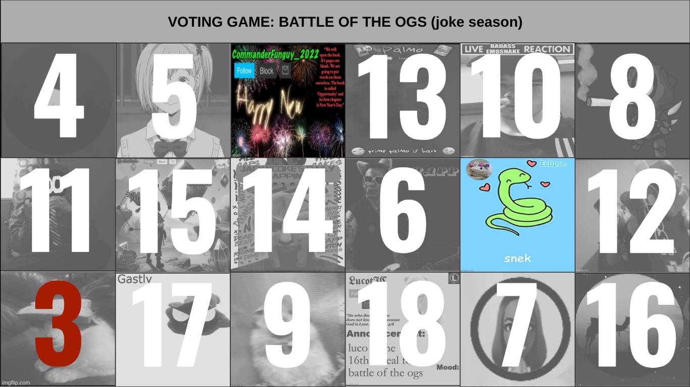 vote for your winner | made w/ Imgflip meme maker