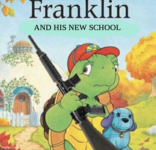 Franklin meme | AND HIS NEW SCHOOL | image tagged in memes,ben franklin,tv show,television,funny memes | made w/ Imgflip meme maker