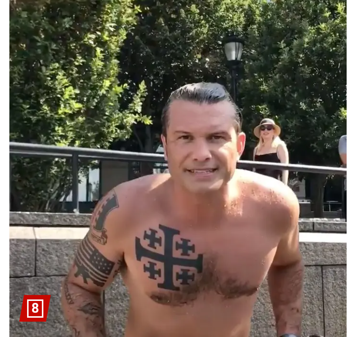 High Quality Hegseth Tattoos Blank Meme Template