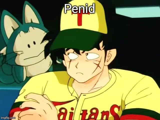 Tenpla steal | Penid | image tagged in yamcha yappage temp | made w/ Imgflip meme maker