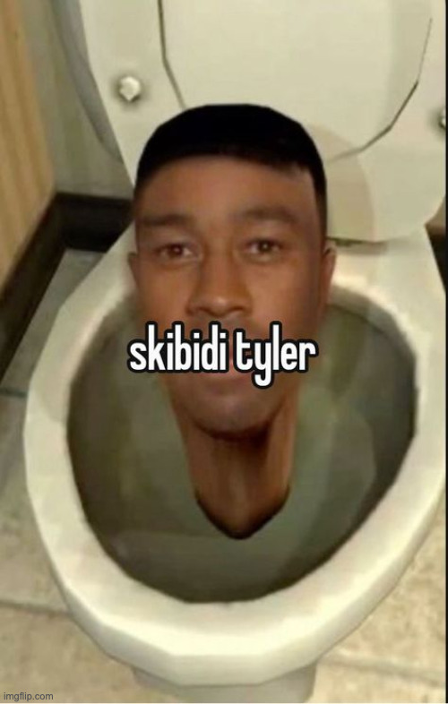 skibidi tyler | image tagged in skibidi tyler | made w/ Imgflip meme maker