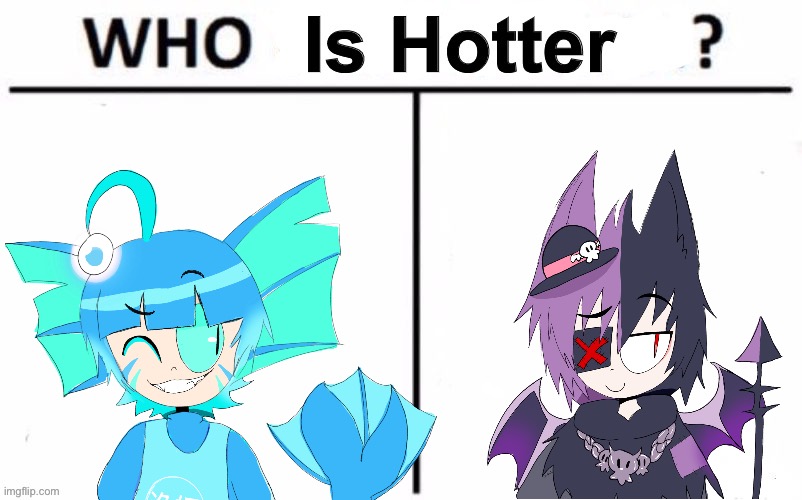 Who is Hotter | image tagged in who is hotter | made w/ Imgflip meme maker