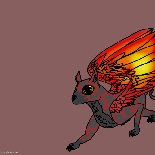 I took the griffin from earlier and removed the phoenix face and forelegs | made w/ Imgflip meme maker