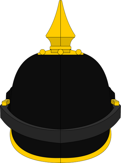 pickelhaube (Front) Blank Meme Template