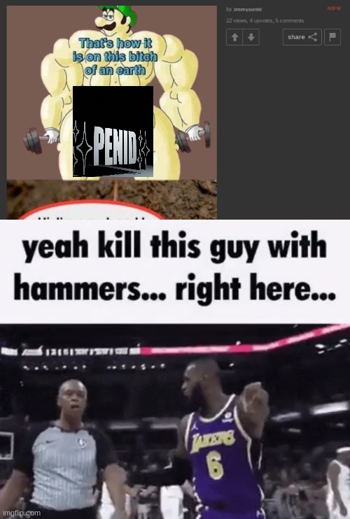 image tagged in kill this guy with hammers | made w/ Imgflip meme maker