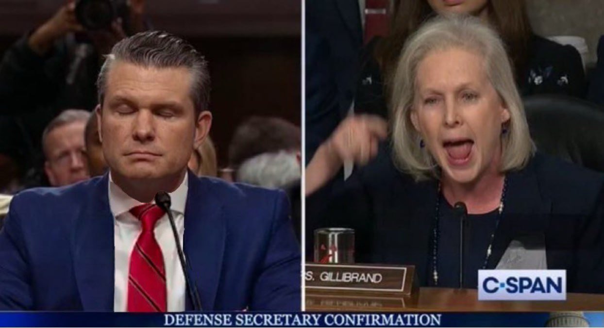 Pete Hegseth Hearing Blank Meme Template