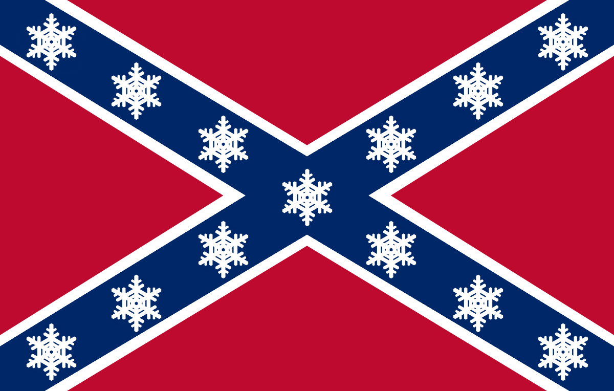 Confederate snowflake Blank Meme Template