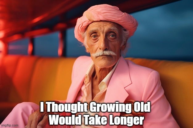 I Thought Getting Old Would Take Longer | I Thought Growing Old 
Would Take Longer | image tagged in growing old,getting old | made w/ Imgflip meme maker