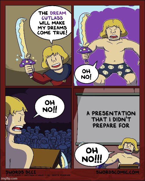 image tagged in sword,dream,cutlass,naked,presentation,oh no | made w/ Imgflip meme maker