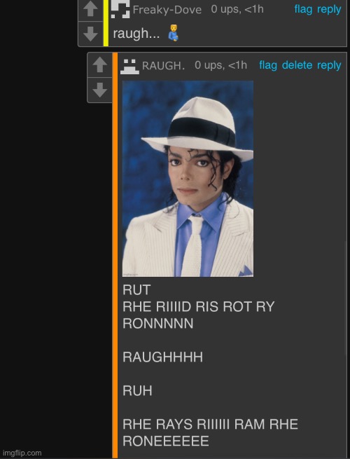 RAUGHcheal RAUGHckson | made w/ Imgflip meme maker