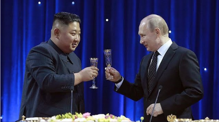 kim jong un and putin Blank Meme Template