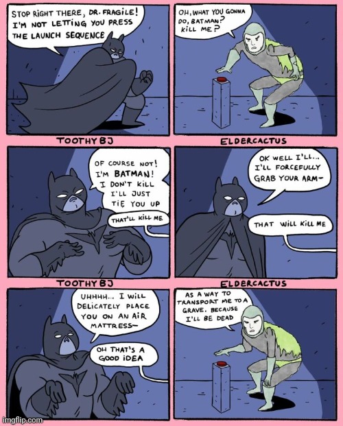 Batman | image tagged in batman,comics,comics/cartoons,air mattress,hero,dead | made w/ Imgflip meme maker