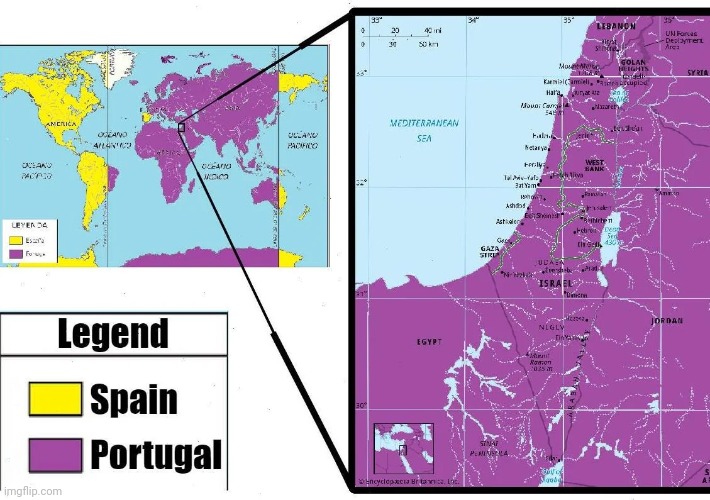 I thought we settled Israel Palestine in 1494, why are people still arguing about it | made w/ Imgflip meme maker